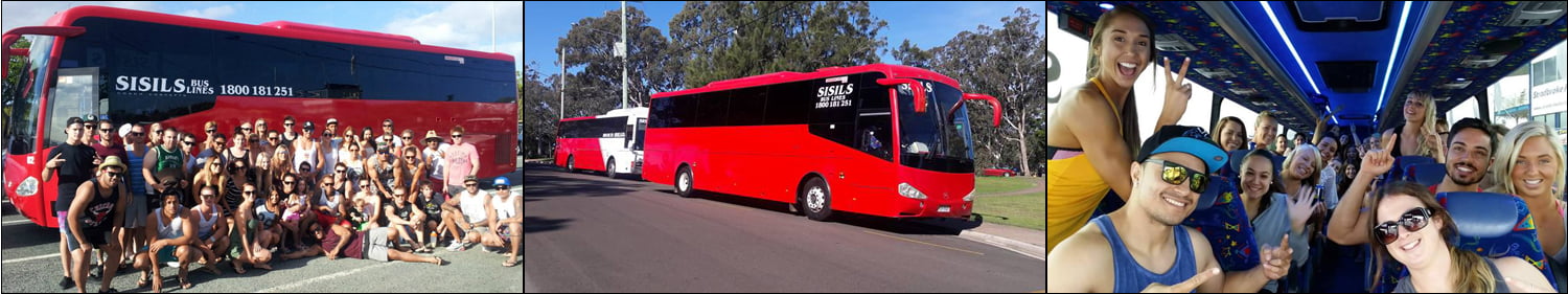 Sisils Bus Lines - Brisbane Bus Hire. Also Gold Coast and Sunshine Coast.